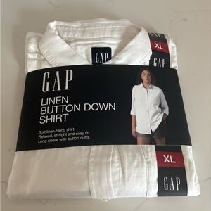 GAP Classic White Linen Shirt